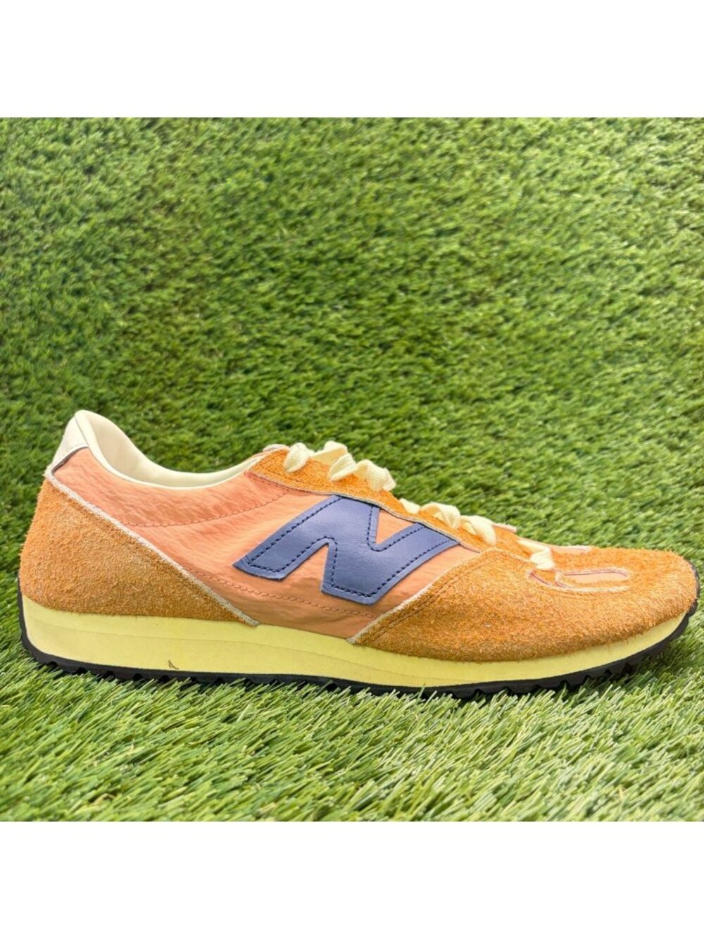 New Balance 471 Peach Nectar Blue Oyster Mens Size 12 Running Shoes Sneakers